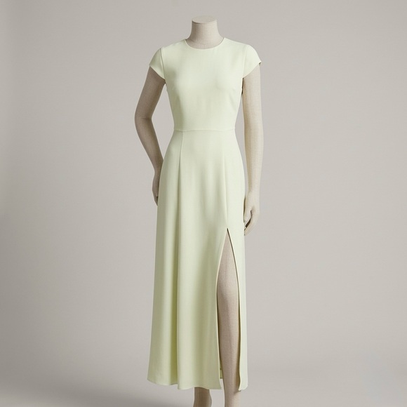 Babaton Aritzia Hamptons Midi Dress - Cool Glow Yellow - Size 2 - Picture 2 of 8